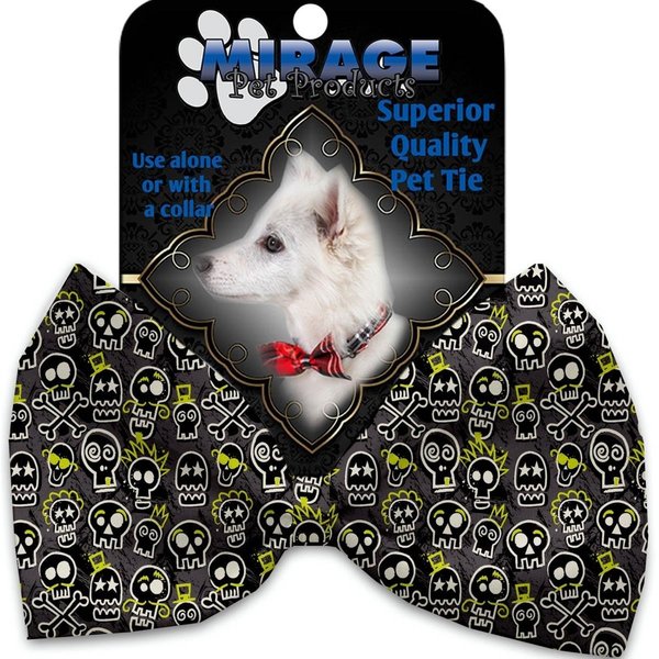 Mirage Pet Products Skater Skulls Pet Bow Tie 1359-BT
